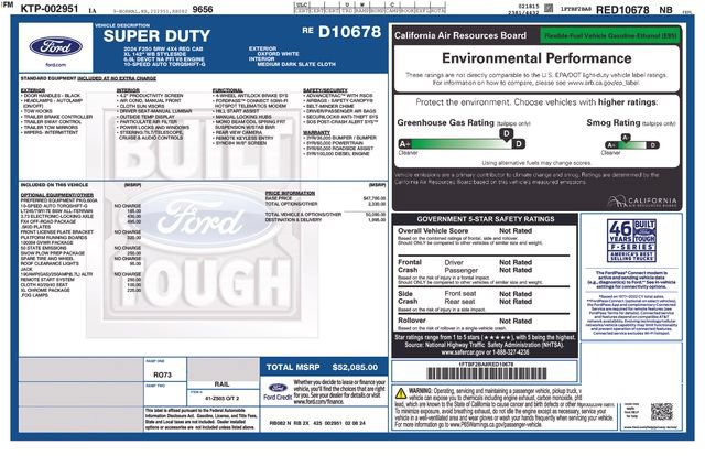 Certified 2024 Ford F250 XL w/ FX4 Off-Road Package AWD/4WD image 24
