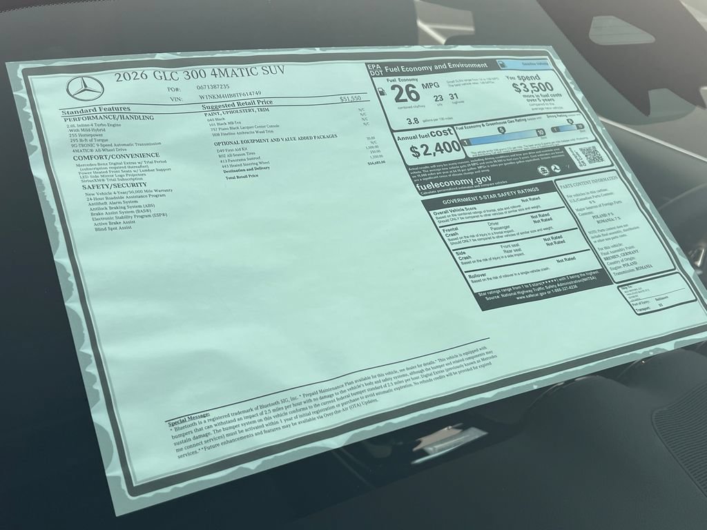 New 2026 Mercedes-Benz GLC 300 4MATIC image 35