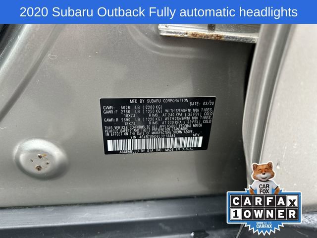 Used 2020 Subaru Outback Limited XT image 31