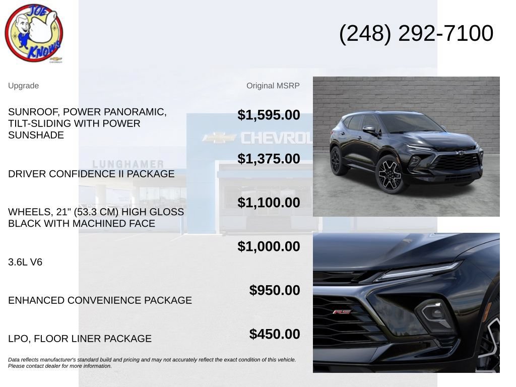 New 2026 Chevrolet Blazer RS w/ Driver Confidence II Package AWD/4WD image 5