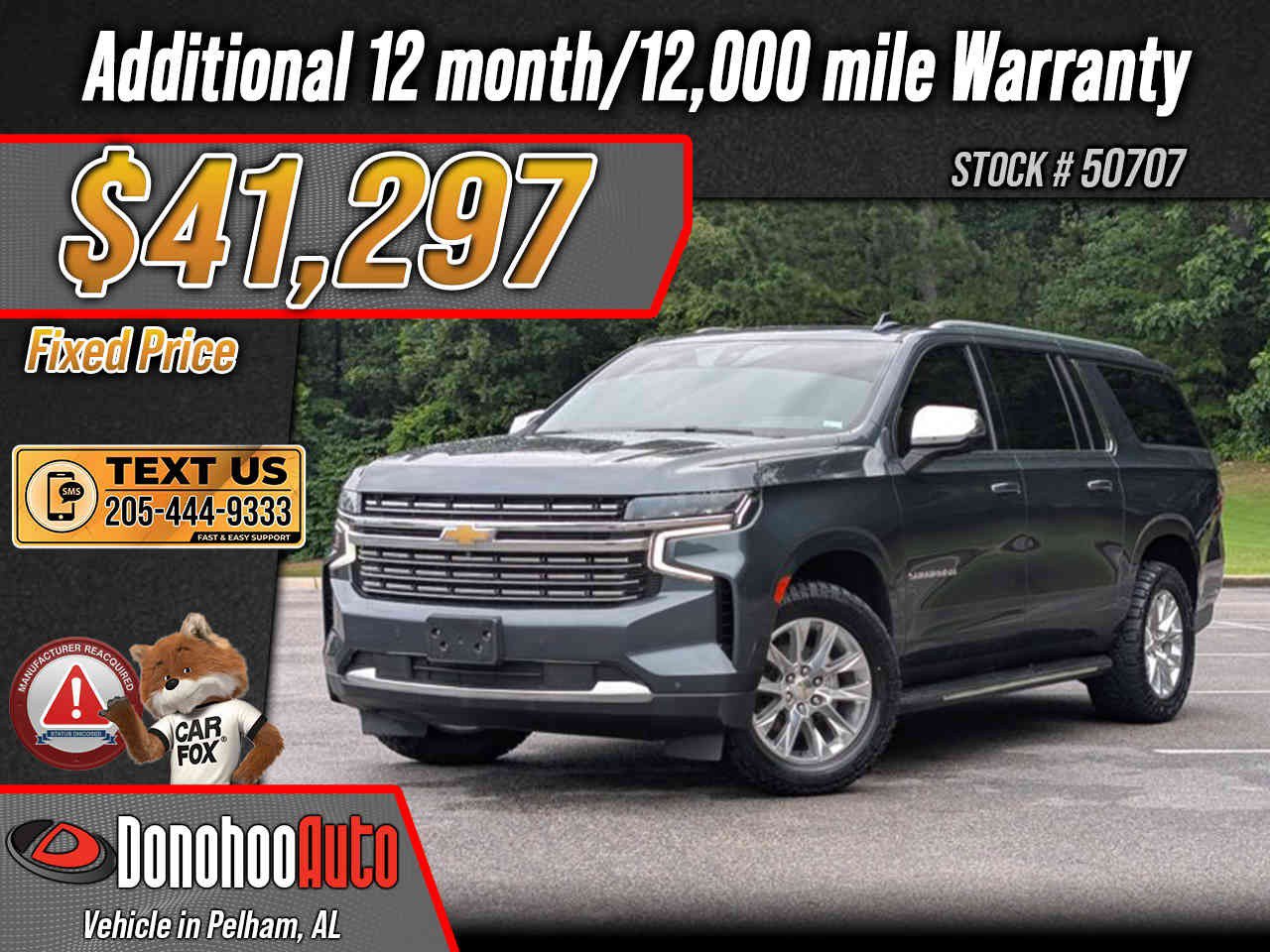 Used 2021 Chevrolet Suburban Premier w/ Premium Package 2