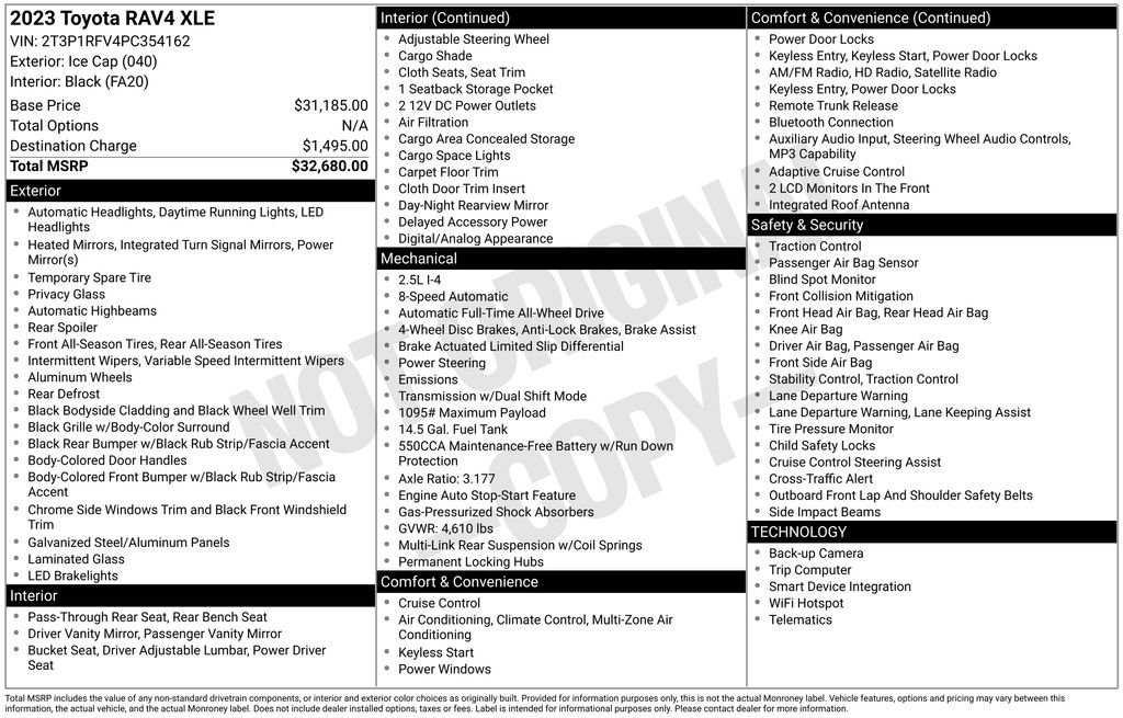 Used 2023 Toyota RAV4 XLE AWD/4WD image 40