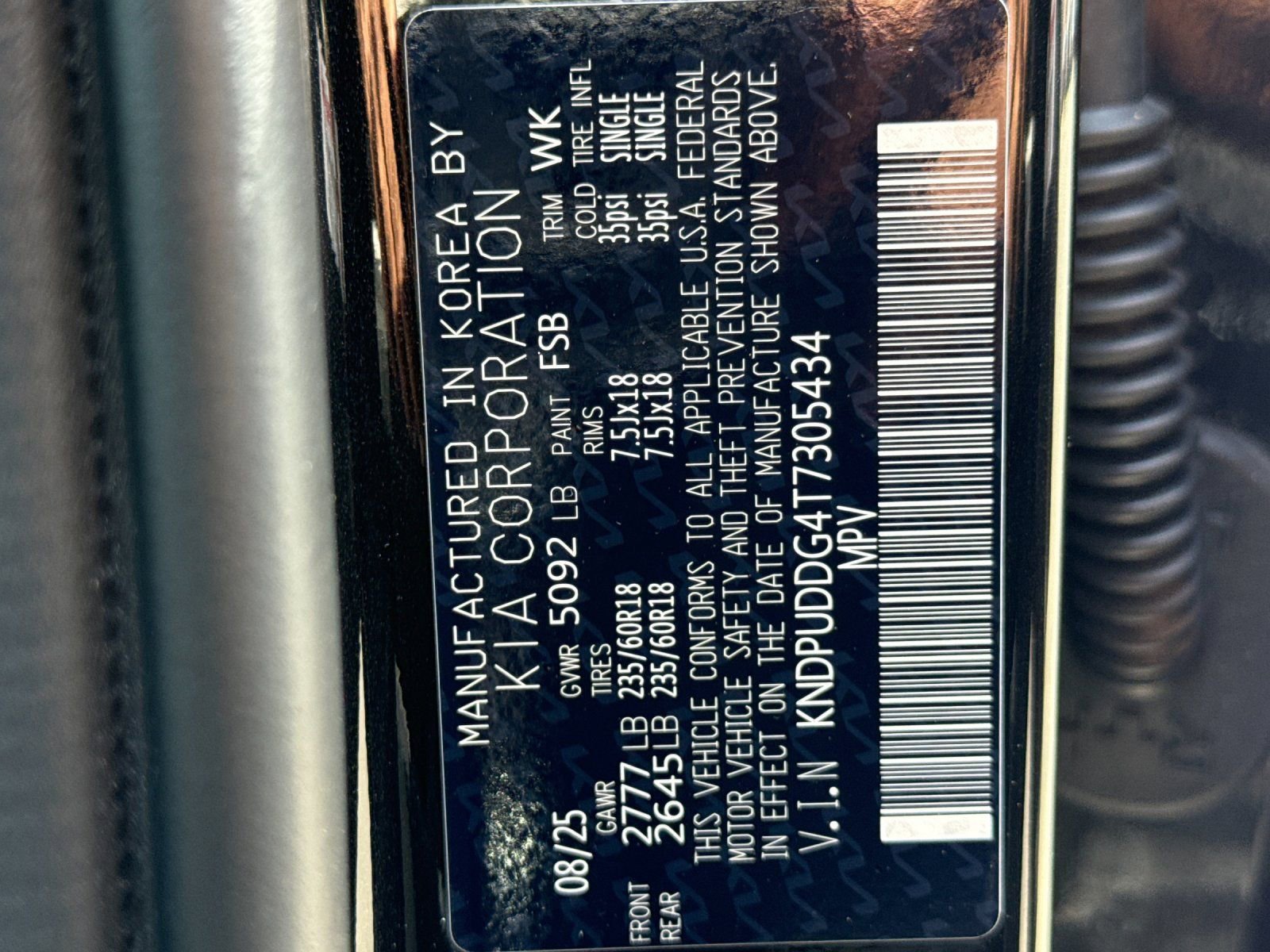 Certified 2026 Kia Sportage S AWD/4WD image 27