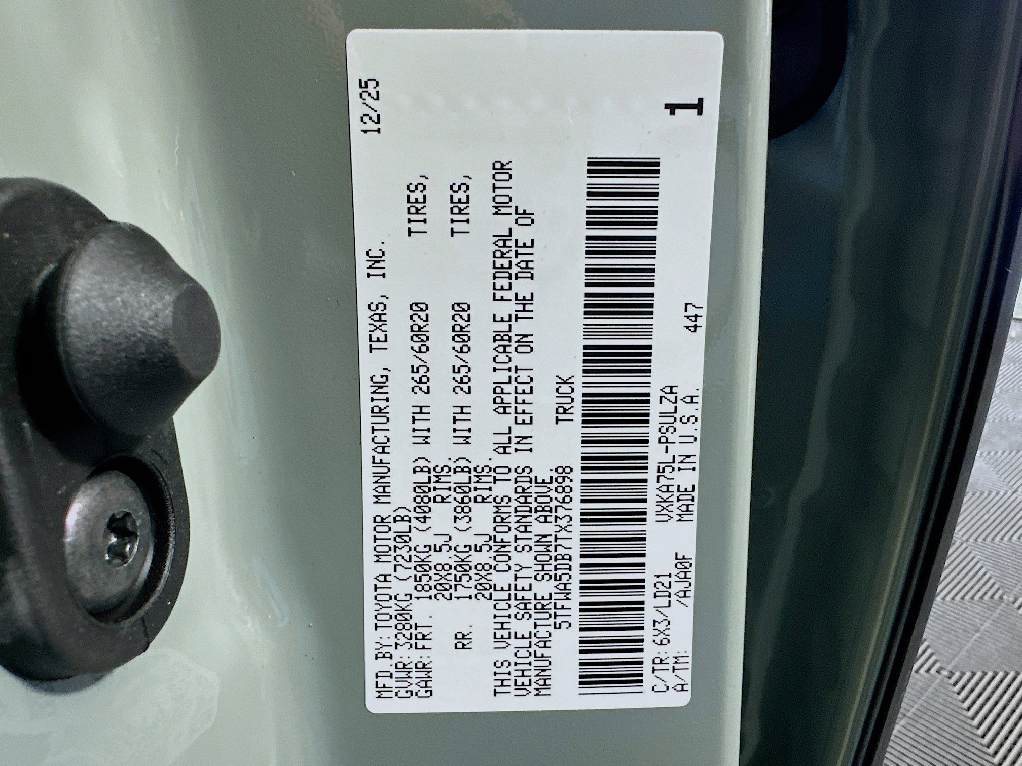 New 2026 Toyota Tundra Limited image 12