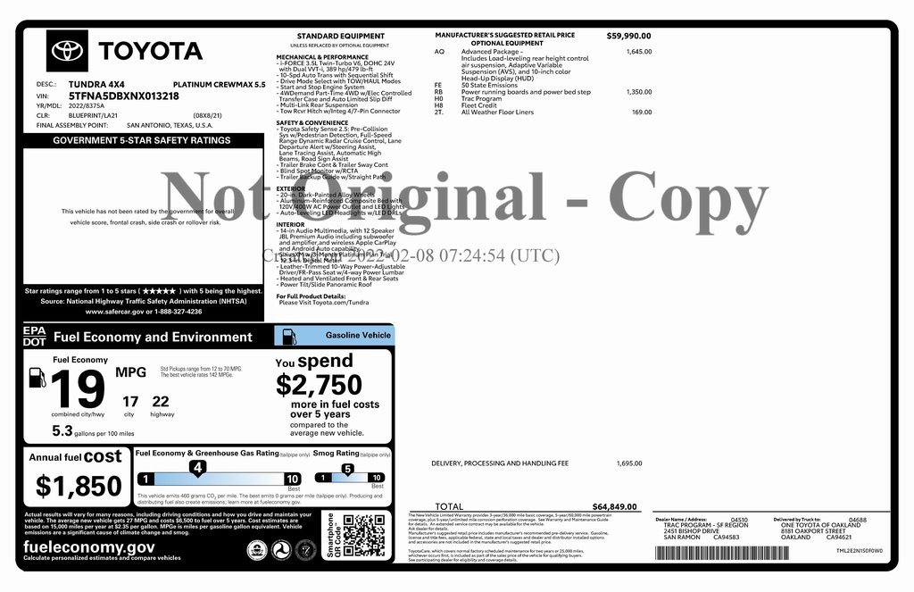 Used 2022 Toyota Tundra Platinum image 4