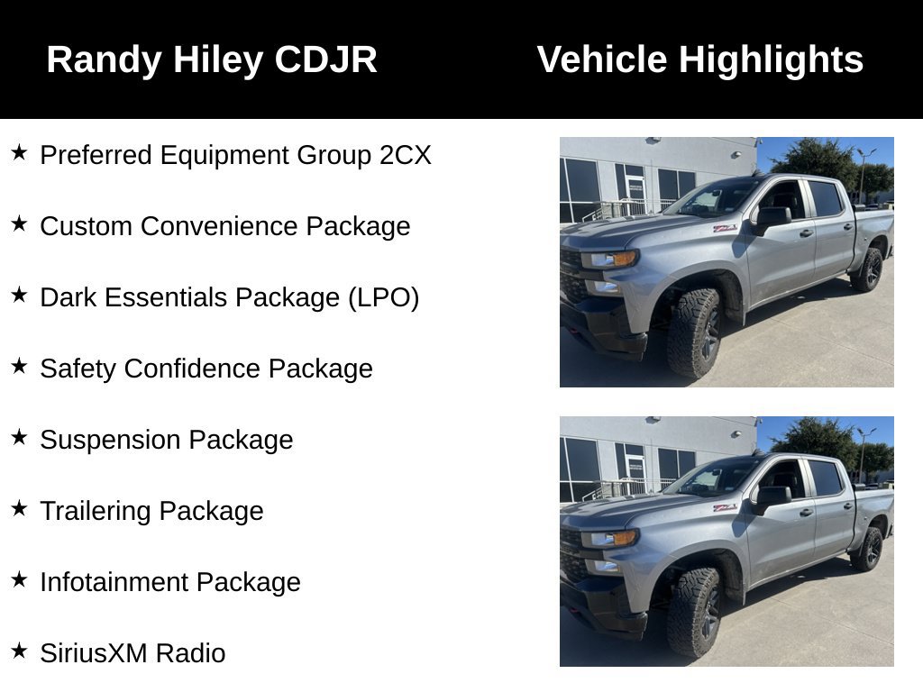 Used 2021 Chevrolet Silverado 1500 Custom Trail Boss w/ Safety Confidence Package AWD/4WD image 5