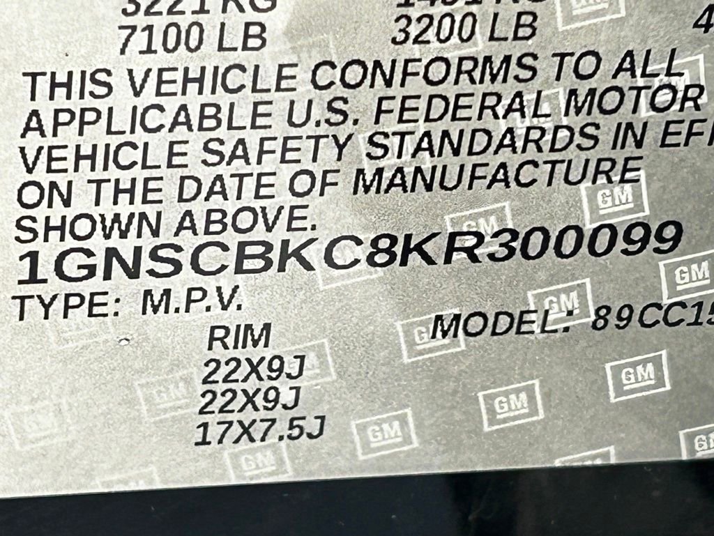 Used 2019 Chevrolet Tahoe LT w/ RST Edition image 51