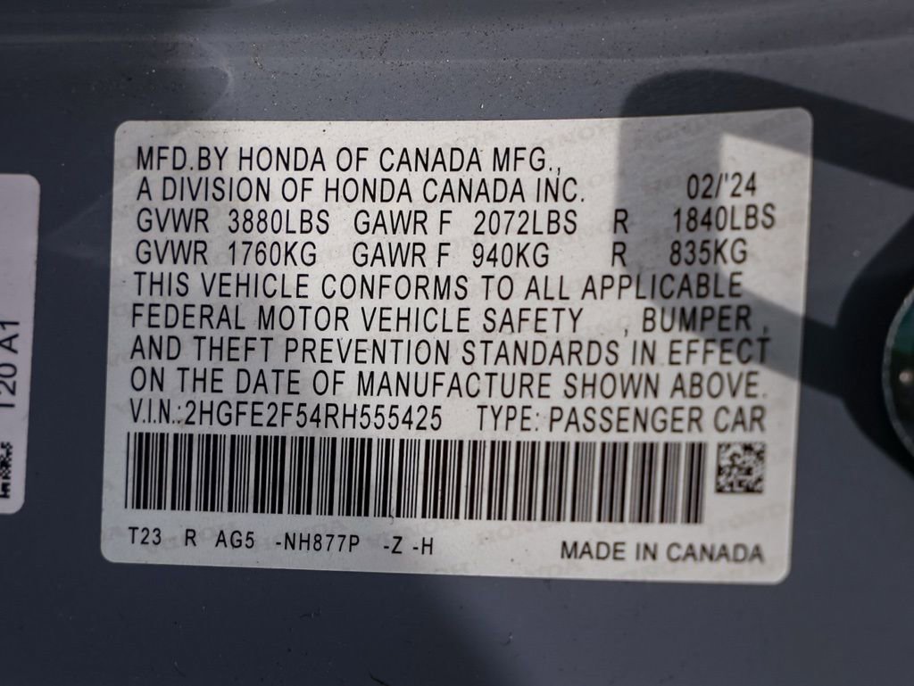 Used 2024 Honda Civic Sport image 32