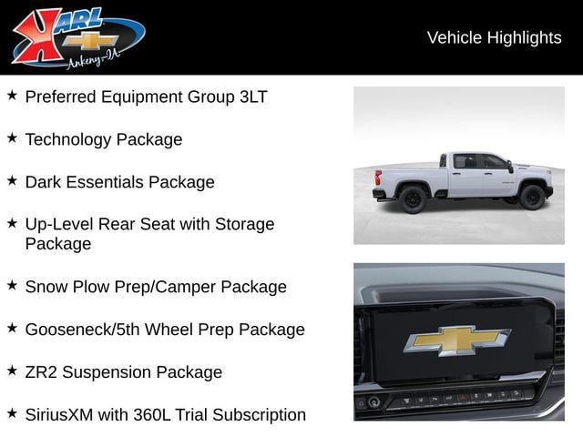 New 2026 Chevrolet Silverado 2500 ZR2 w/ LPO, Dark Essentials Package AWD/4WD image 3