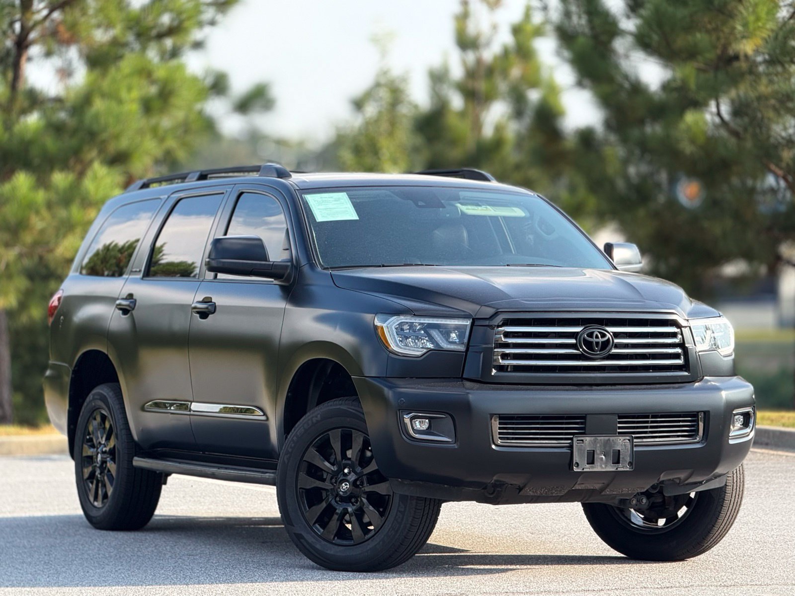 Used 2021 Toyota Sequoia Nightshade w/ Safety & Convenience Package RWD image 12