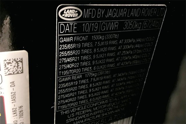 Used 2020 Land Rover Range Rover Sport HSE image 35