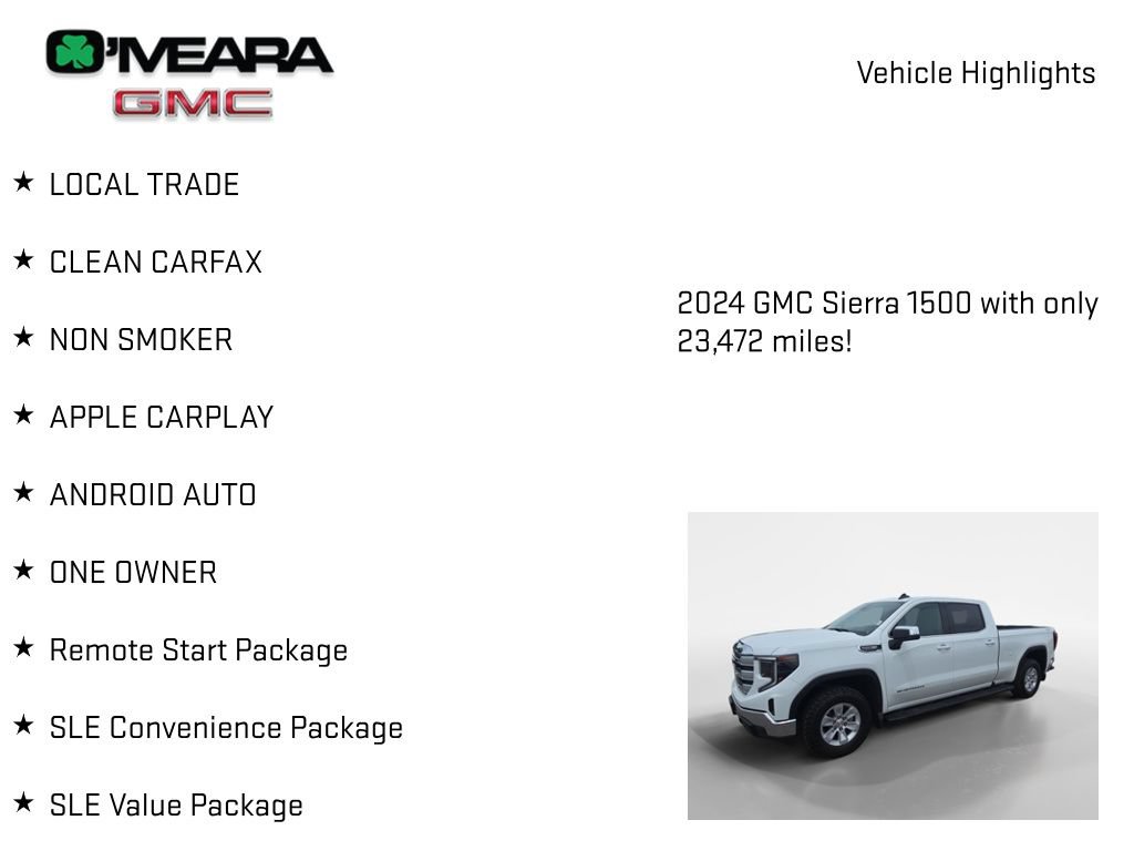 Used 2024 GMC Sierra 1500 SLE w/ Preferred Package AWD/4WD image 7