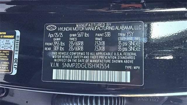 Certified 2025 Hyundai Santa Fe SEL AWD/4WD image 34