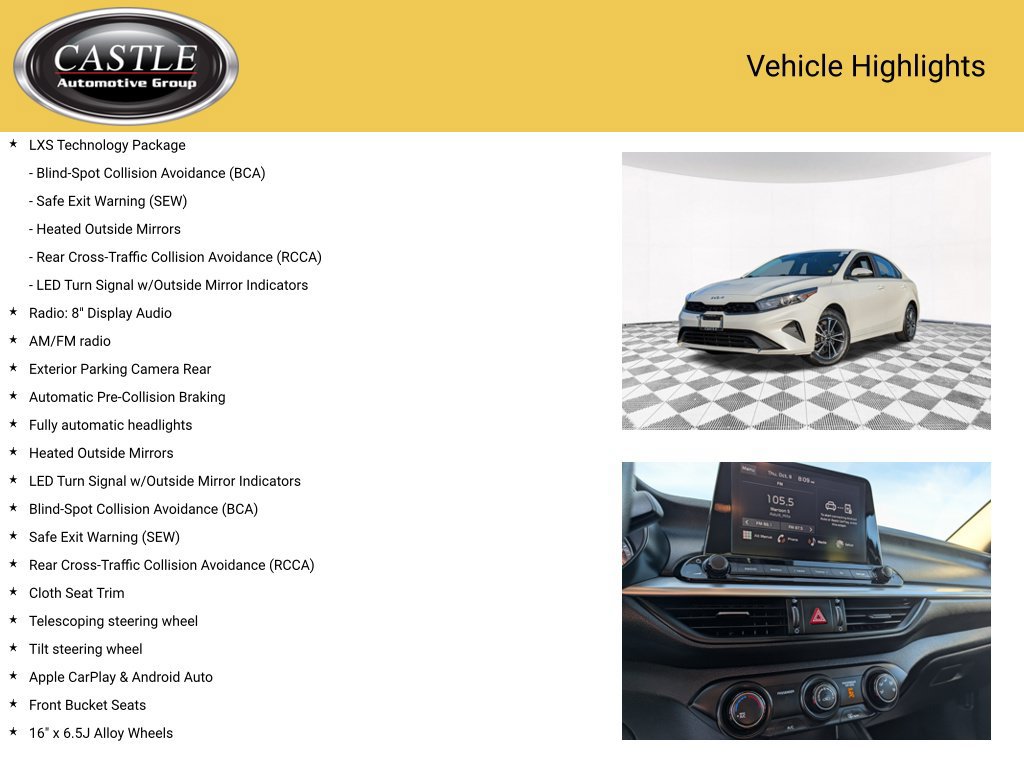 Used 2023 Kia Forte LXS w/ LXS Technology Package FWD image 4