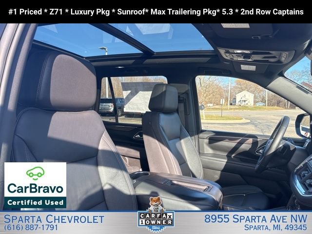 Certified 2024 Chevrolet Tahoe Z71 w/ Luxury Package AWD/4WD image 22