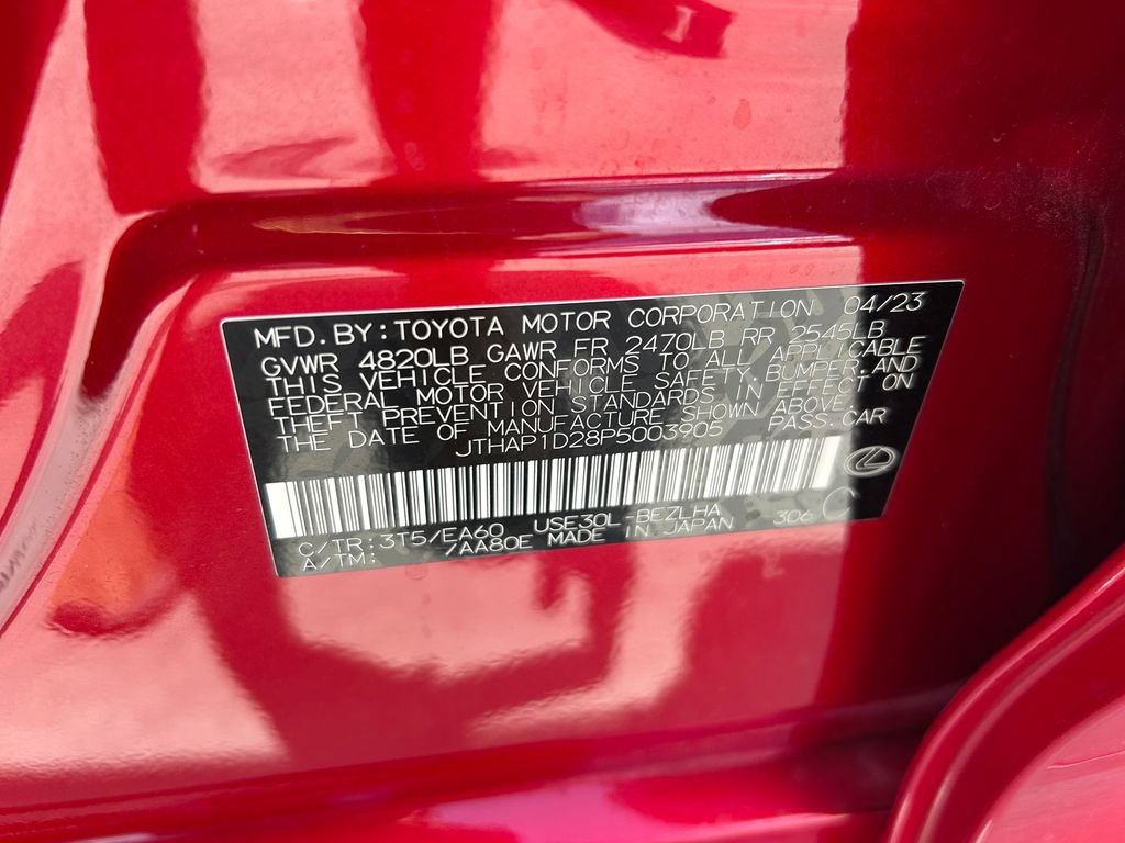 Used 2023 Lexus IS 500 RWD image 10