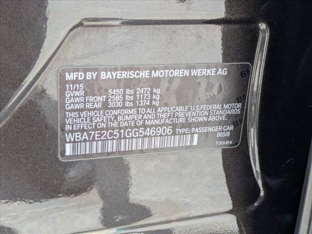 Used 2016 BMW 740i RWD image 27