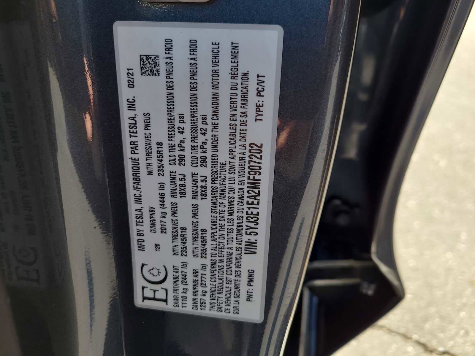 Used 2021 Tesla Model 3 Standard Range Plus RWD image 28
