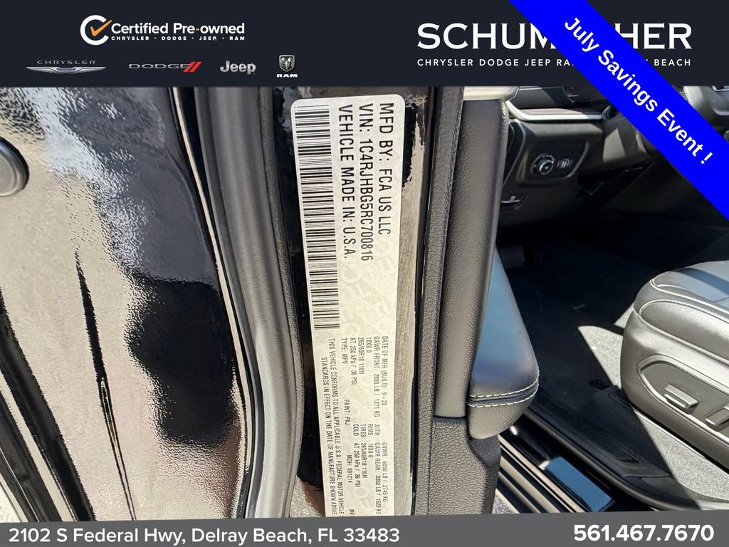 Certified 2024 Jeep Grand Cherokee Limited AWD/4WD image 20
