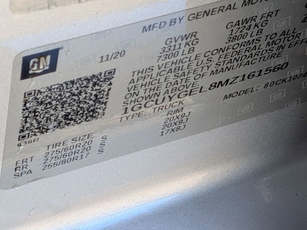 Used 2021 Chevrolet Silverado 1500 LTZ w/ Safety Package II image 33