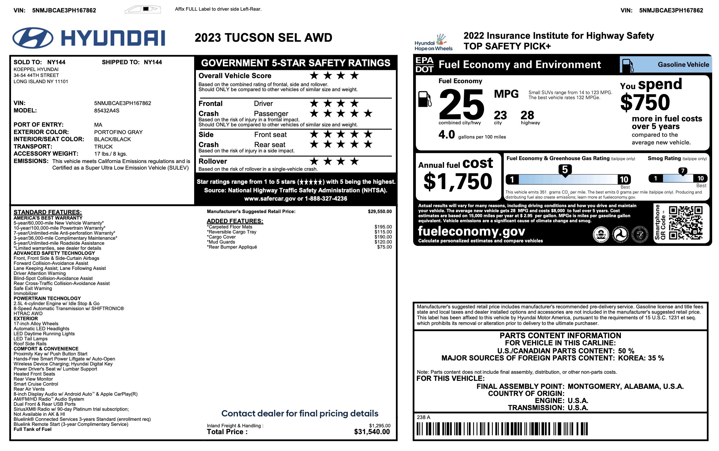 Used 2023 Hyundai Tucson SEL image 6
