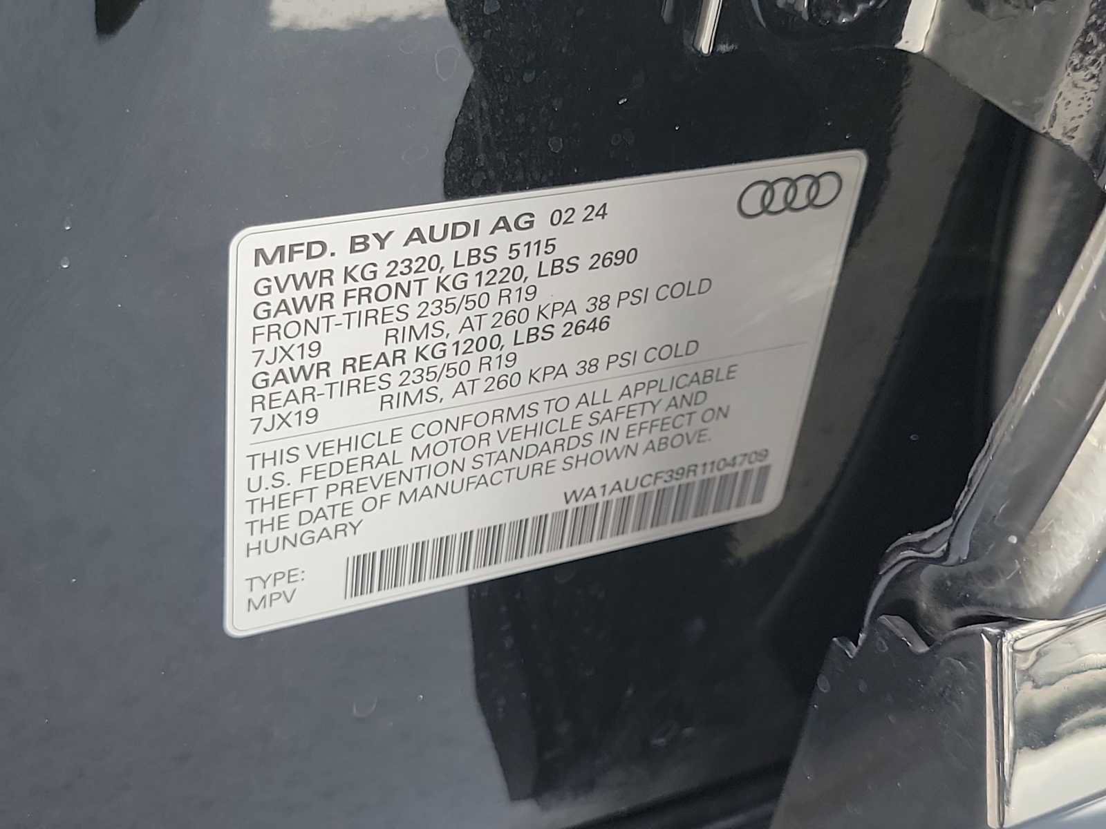 Certified 2024 Audi Q3 2.0T Premium w/ Convenience Package AWD/4WD image 35