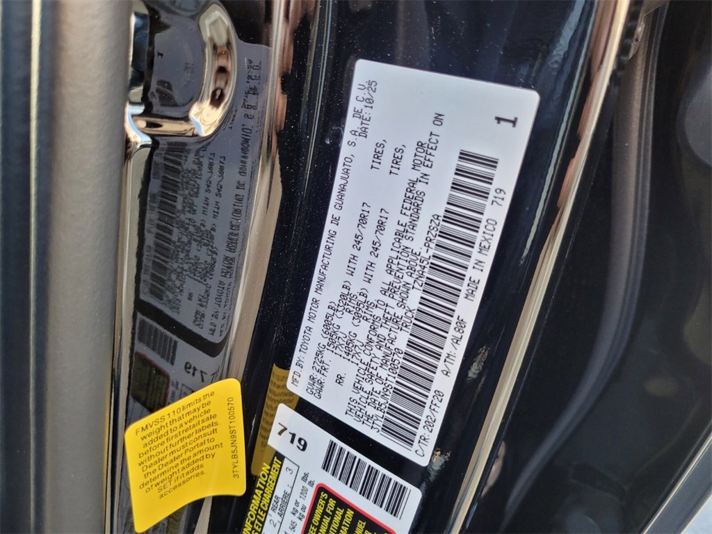 New 2025 Toyota Tacoma SR5 image 16