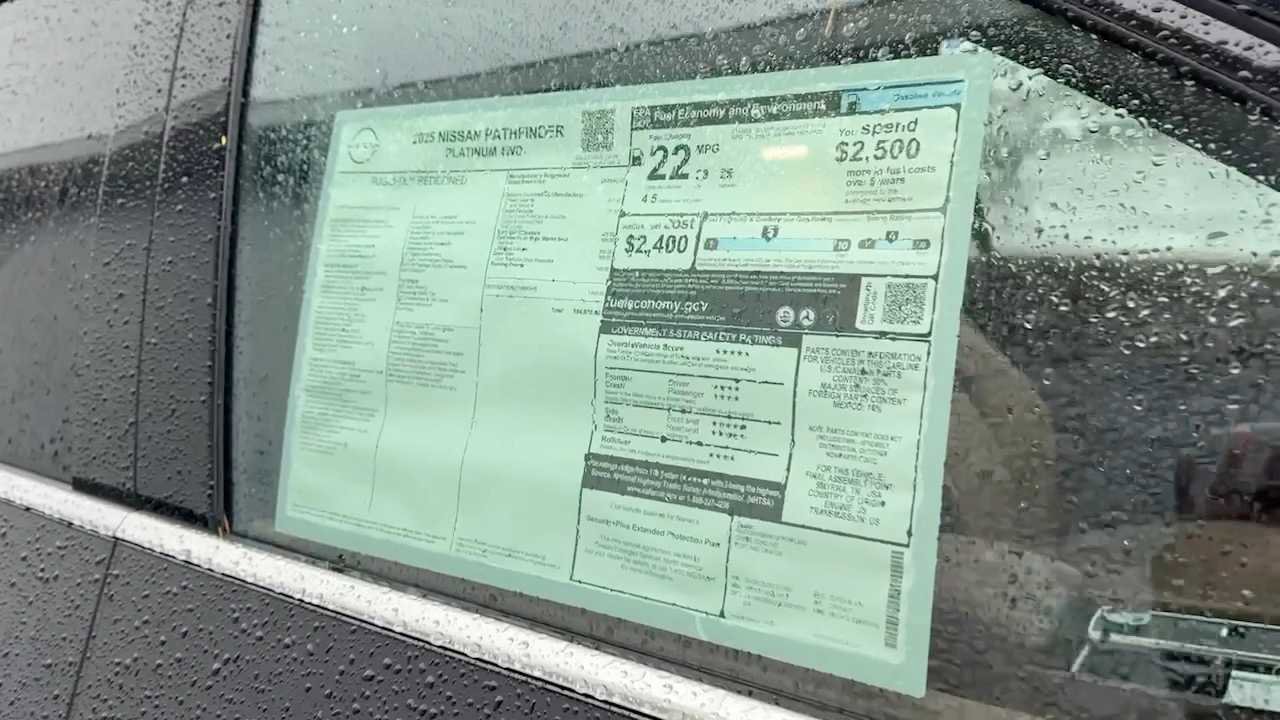 New 2025 Nissan Pathfinder Platinum w/ Cargo Package image 6