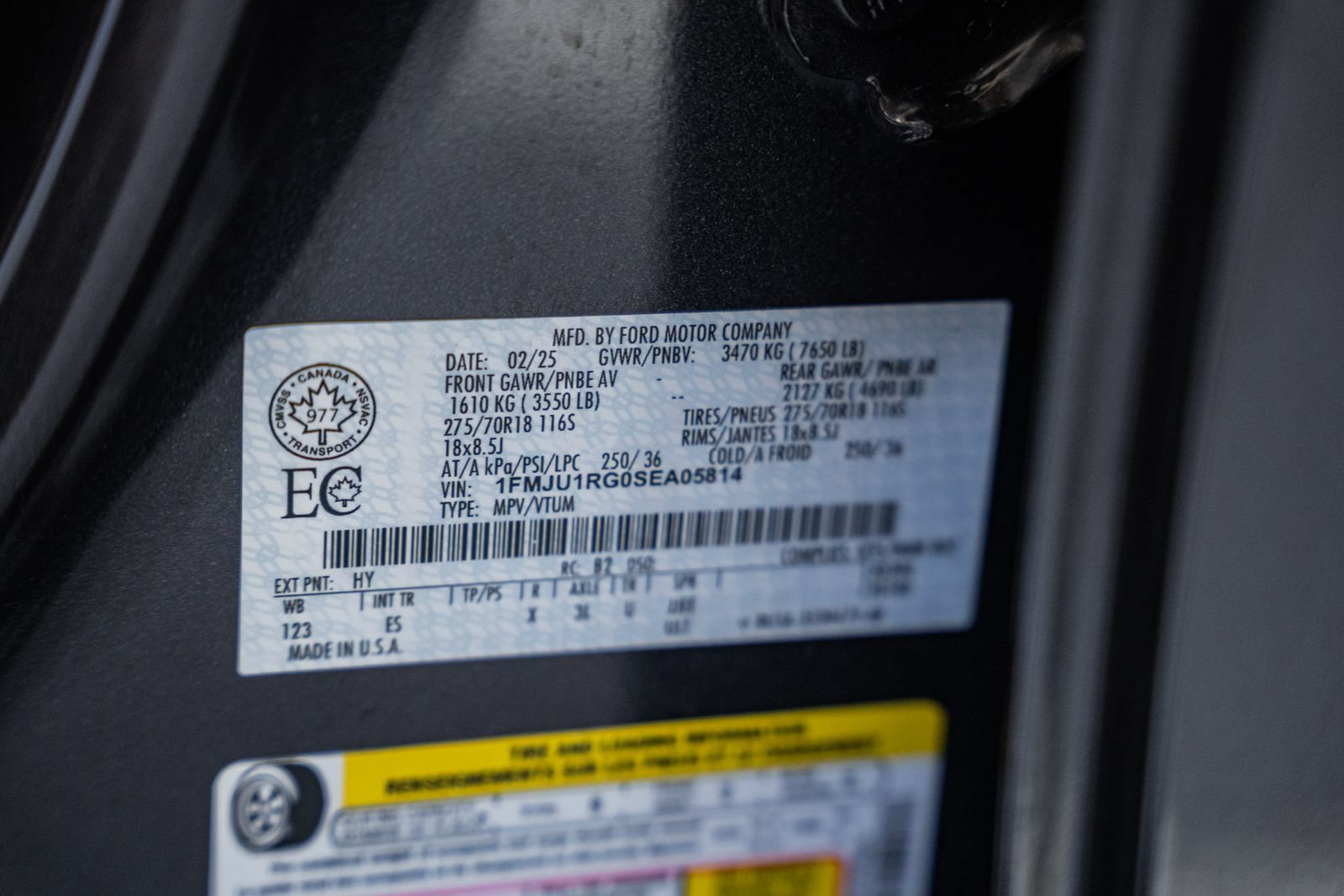 Certified 2025 Ford Expedition Tremor AWD/4WD image 49