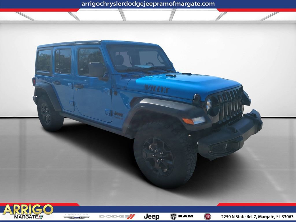 Used 2022 Jeep Wrangler Unlimited Sport image 1