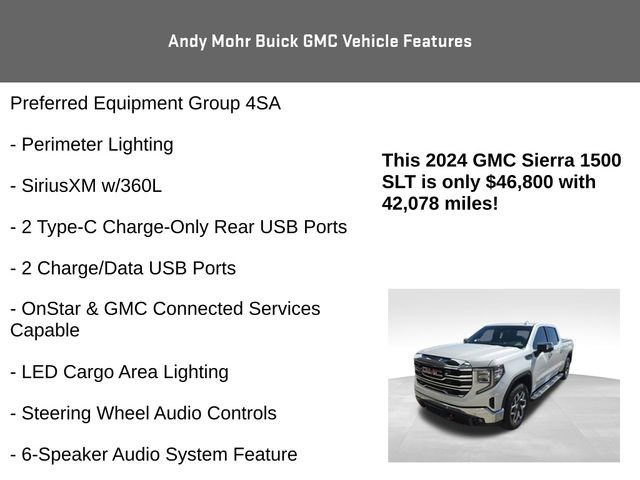 Used 2024 GMC Sierra 1500 SLT w/ SLT Premium Plus Package AWD/4WD image 16