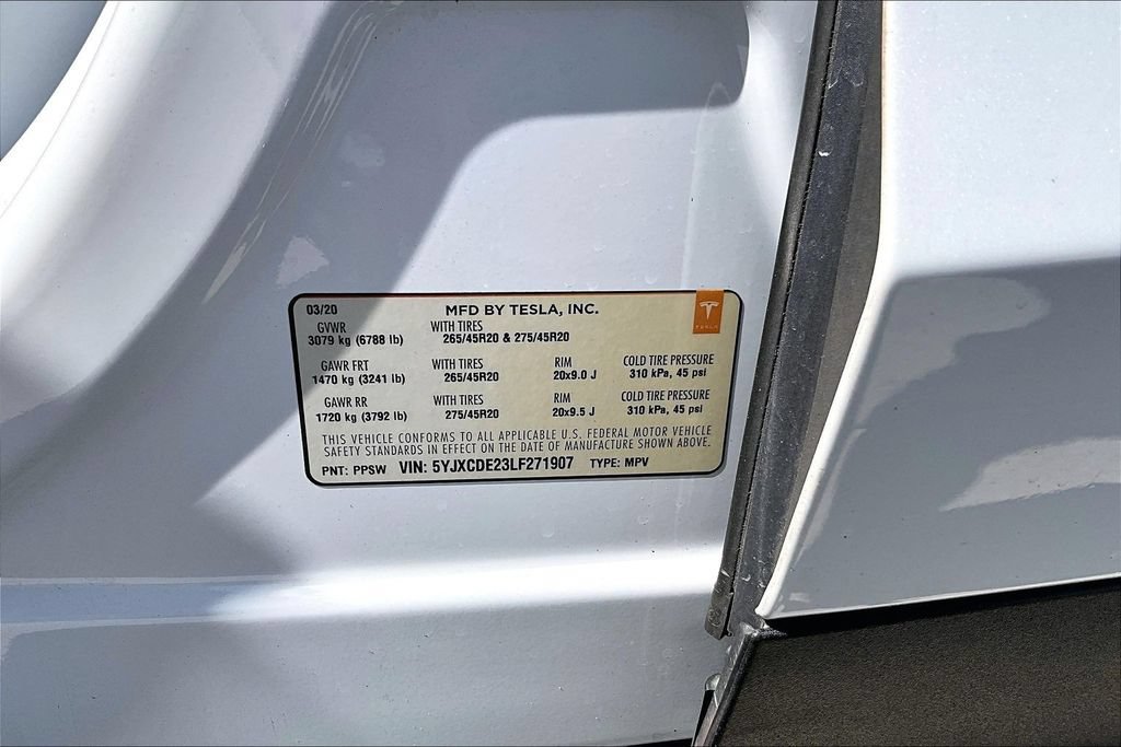 Used 2020 Tesla Model X Long Range AWD/4WD image 40