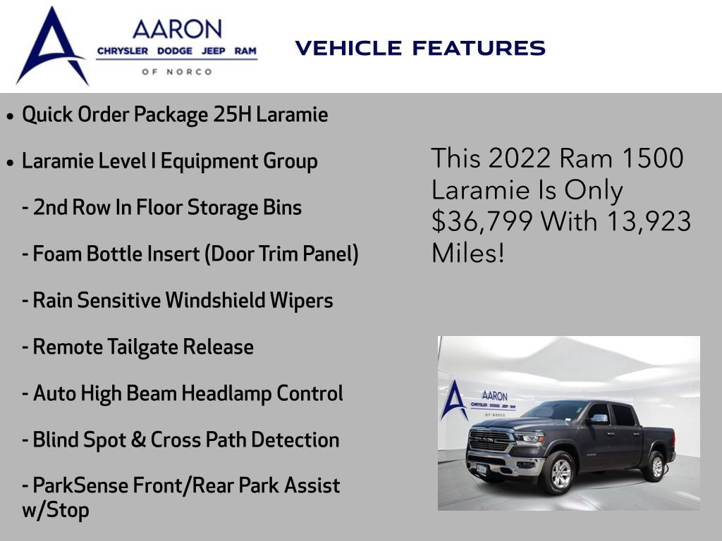 Used 2022 RAM 1500 Laramie AWD/4WD image 4