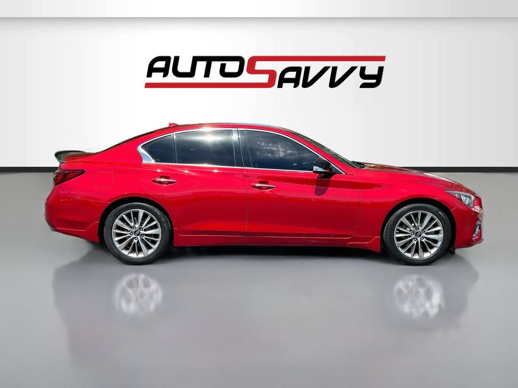 Used 2021 INFINITI Q50 Luxe w/ All Weather Package AWD/4WD image 8