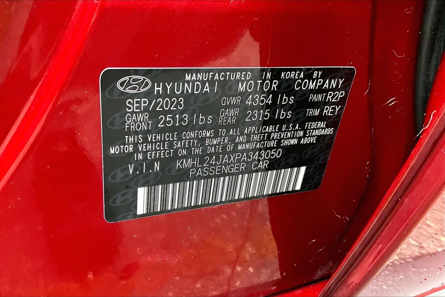 Used 2023 Hyundai Sonata SE w/ Preferred Accessory Package FWD image 33
