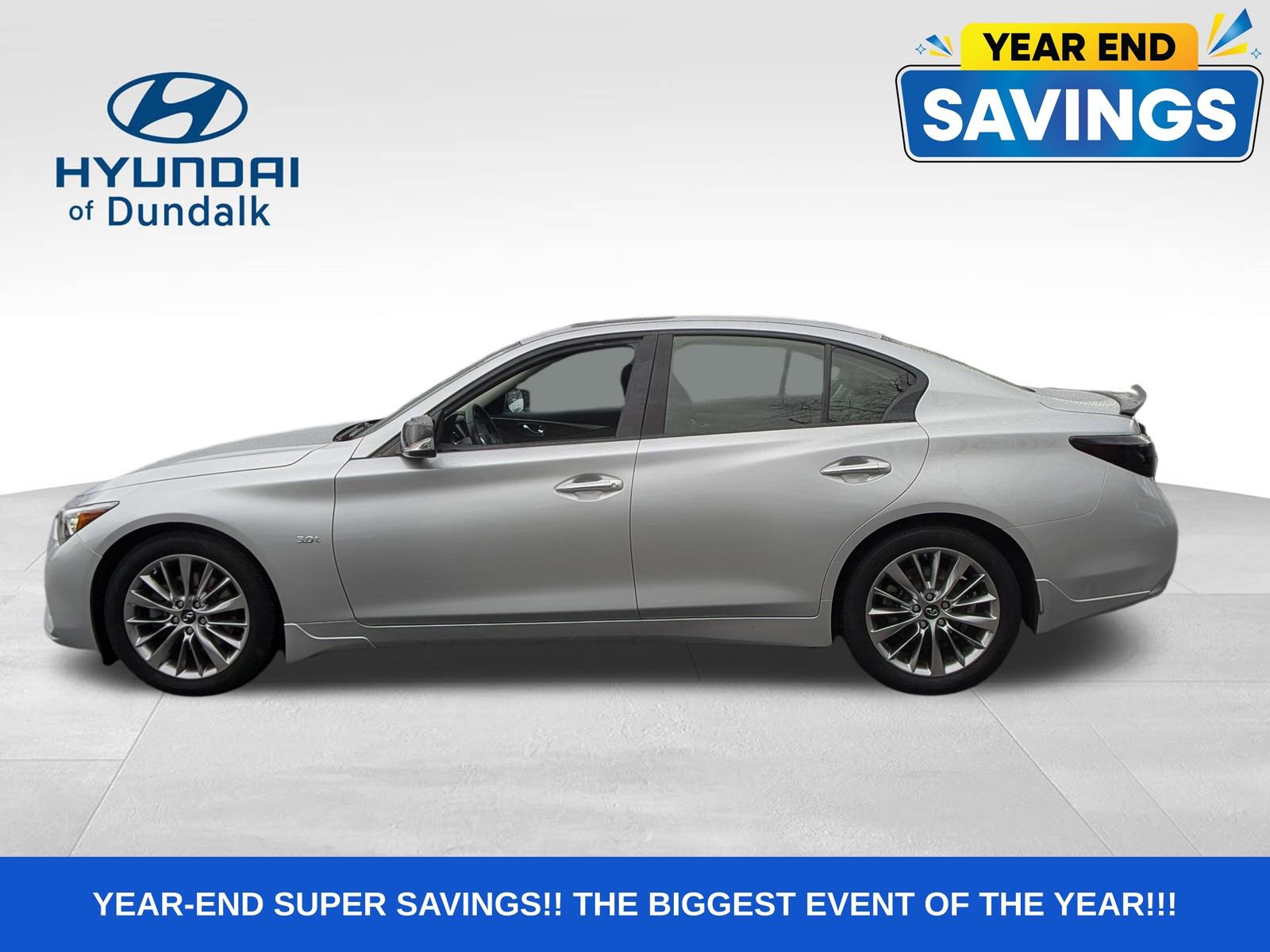 Used 2019 INFINITI Q50 Luxe w/ Essential Package (3.0T Luxe) image 2