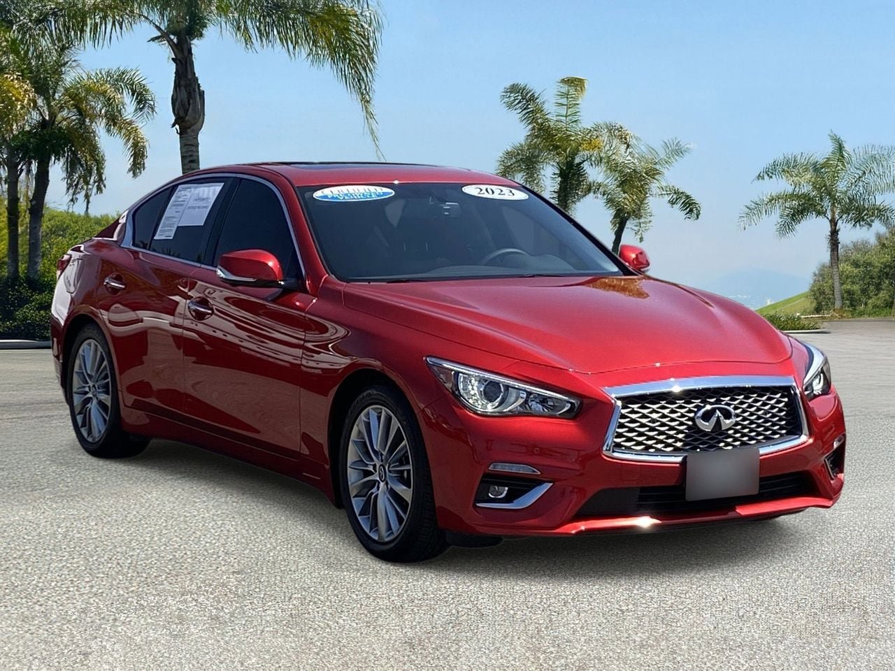 Certified 2023 INFINITI Q50 Luxe w/ Cargo Package RWD image 6