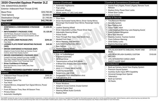 Used 2020 Chevrolet Equinox Premier image 40
