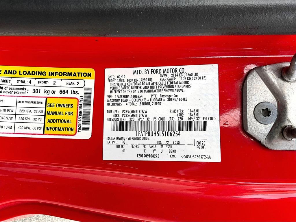 Used 2020 Ford Mustang Premium RWD image 28