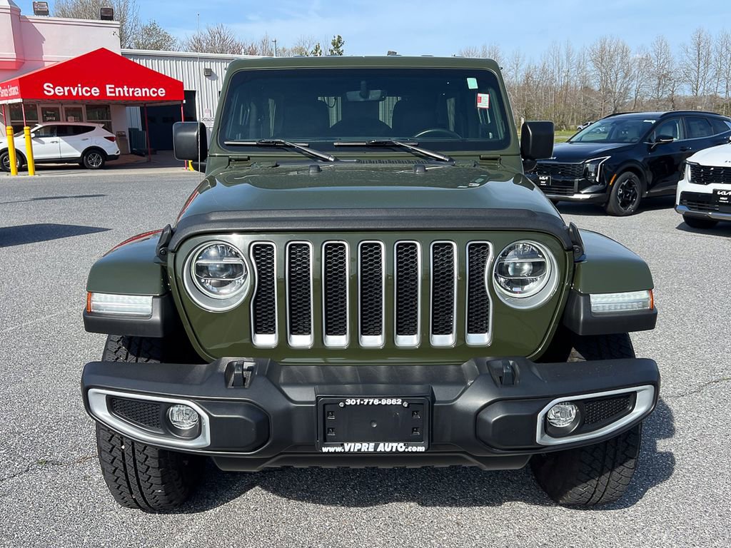 Used 2021 Jeep Wrangler Unlimited Sahara w/ Uconnect 4C Nav & Sound Group image 13