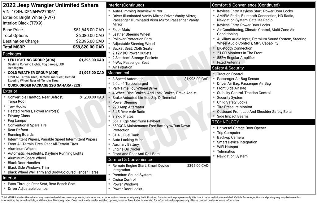 Used 2022 Jeep Wrangler Unlimited Sahara w/ LED Lighting Group image 21