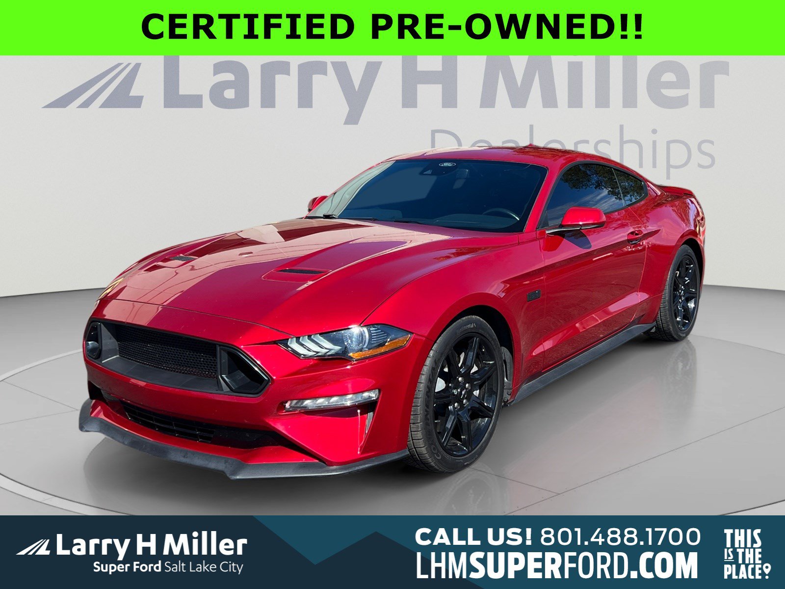 Certified 2021 Ford Mustang Coupe w/ 2.3L High Performance Package RWD image 1