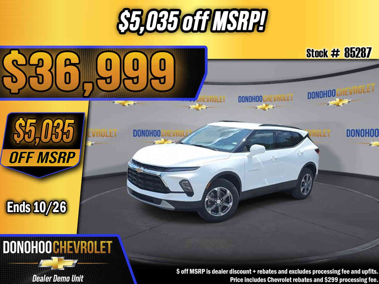 New 2026 Chevrolet Blazer LT FWD image 1