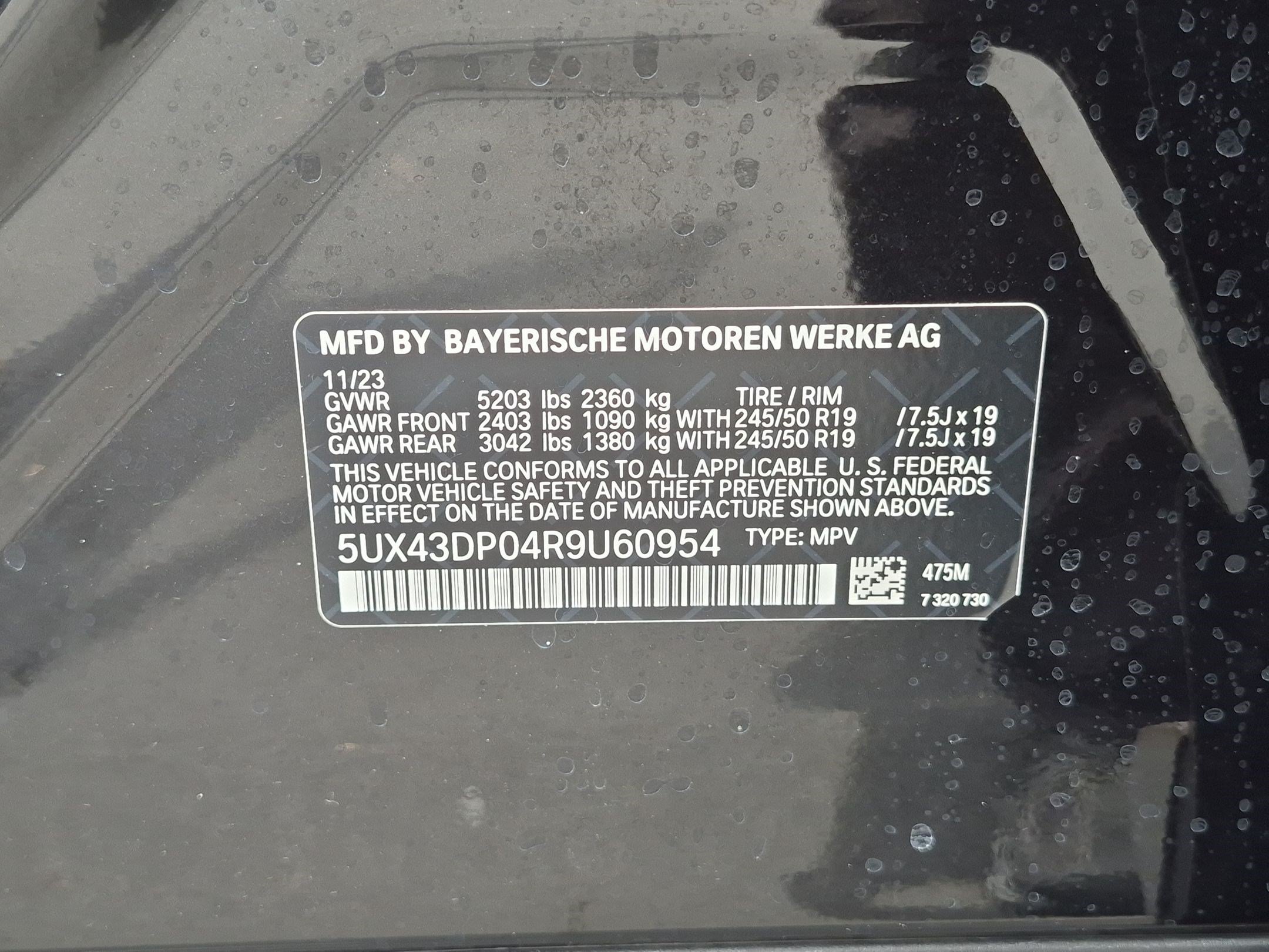 Certified 2024 BMW X3 sDrive30i w/ Convenience Package RWD image 35