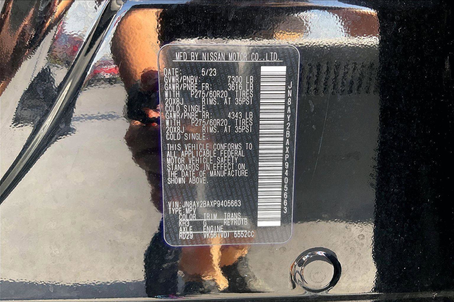 Certified 2023 Nissan Armada SL w/ Captain's Chairs Package RWD image 36