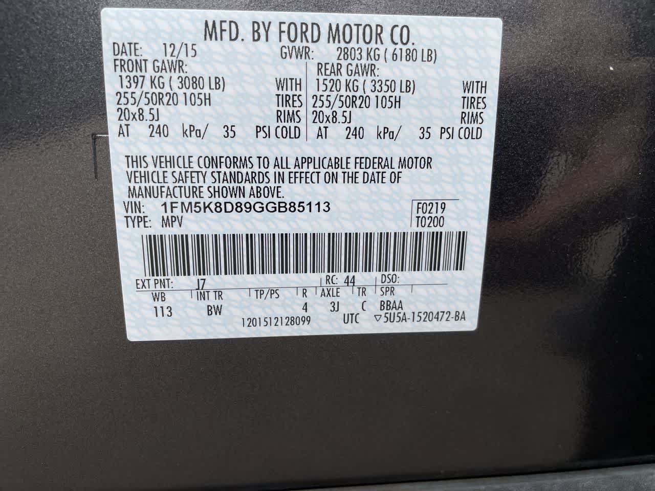 Used 2016 Ford Explorer XLT w/ Equipment Group 202A AWD/4WD image 35