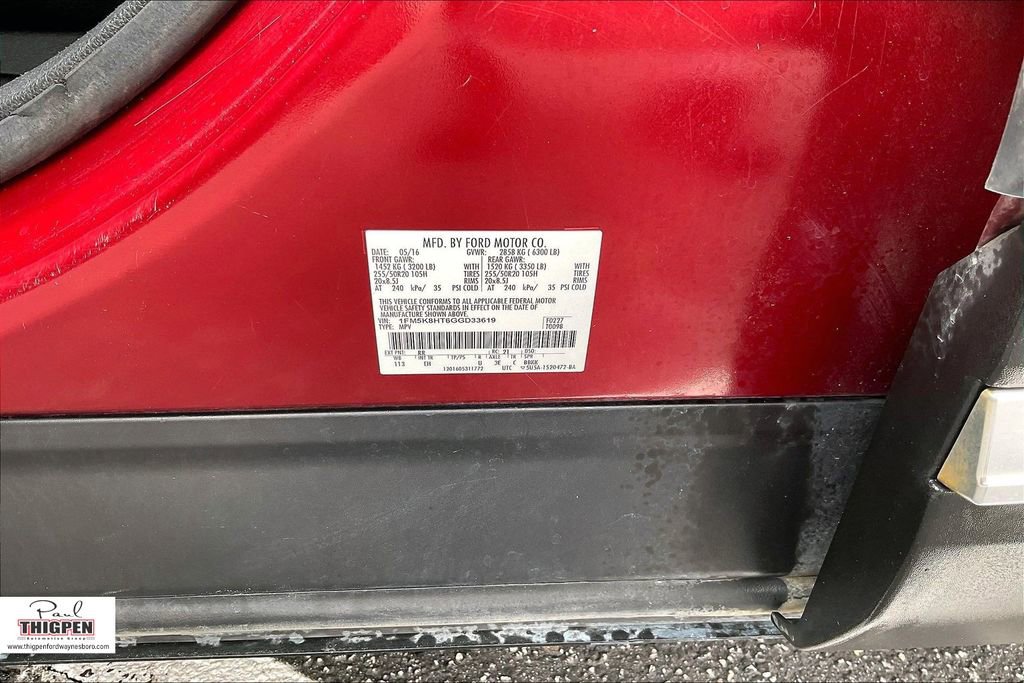 Used 2016 Ford Explorer Platinum image 34