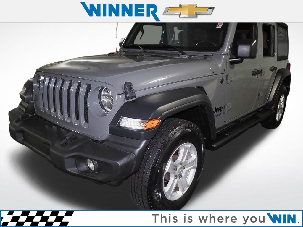Used 2022 Jeep Wrangler Unlimited Sport image 1