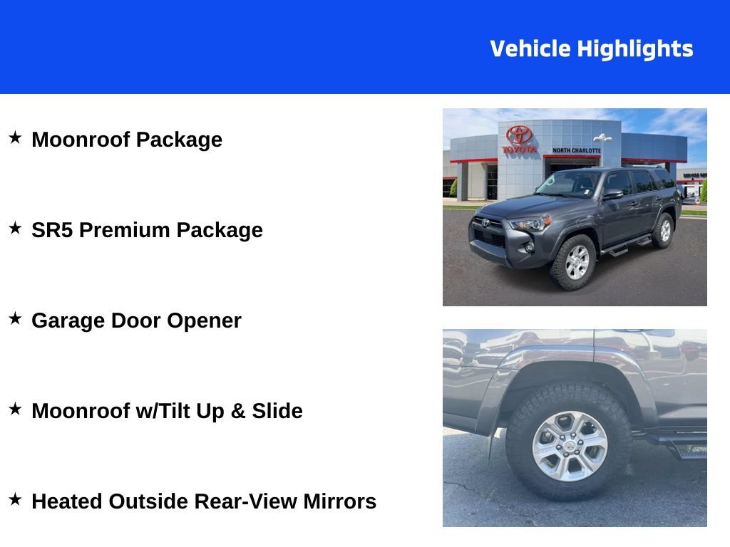 Used 2023 Toyota 4Runner SR5 Premium w/ Moonroof Package RWD image 4