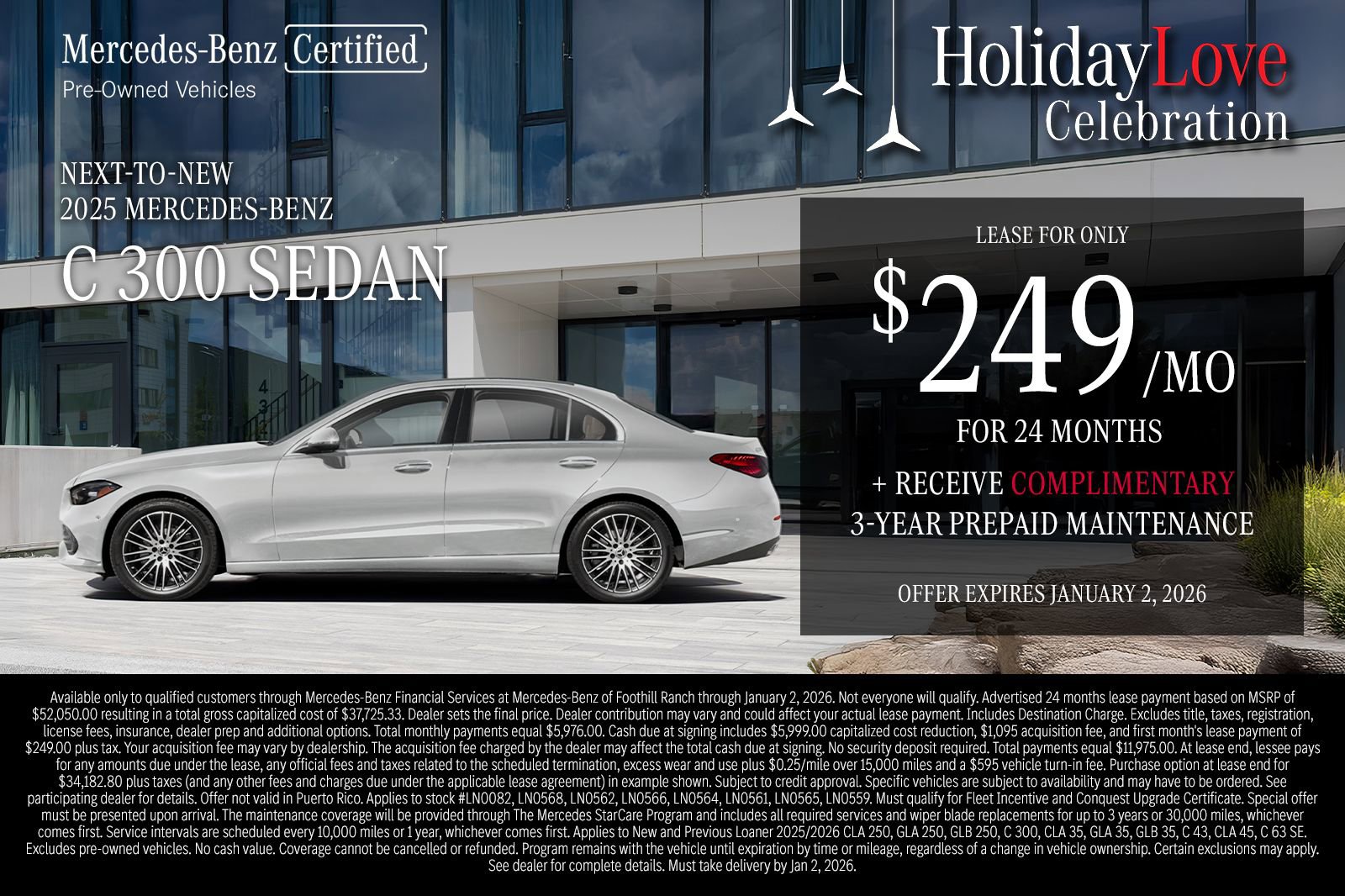 New 2026 Mercedes-Benz C 300 Sedan image 4